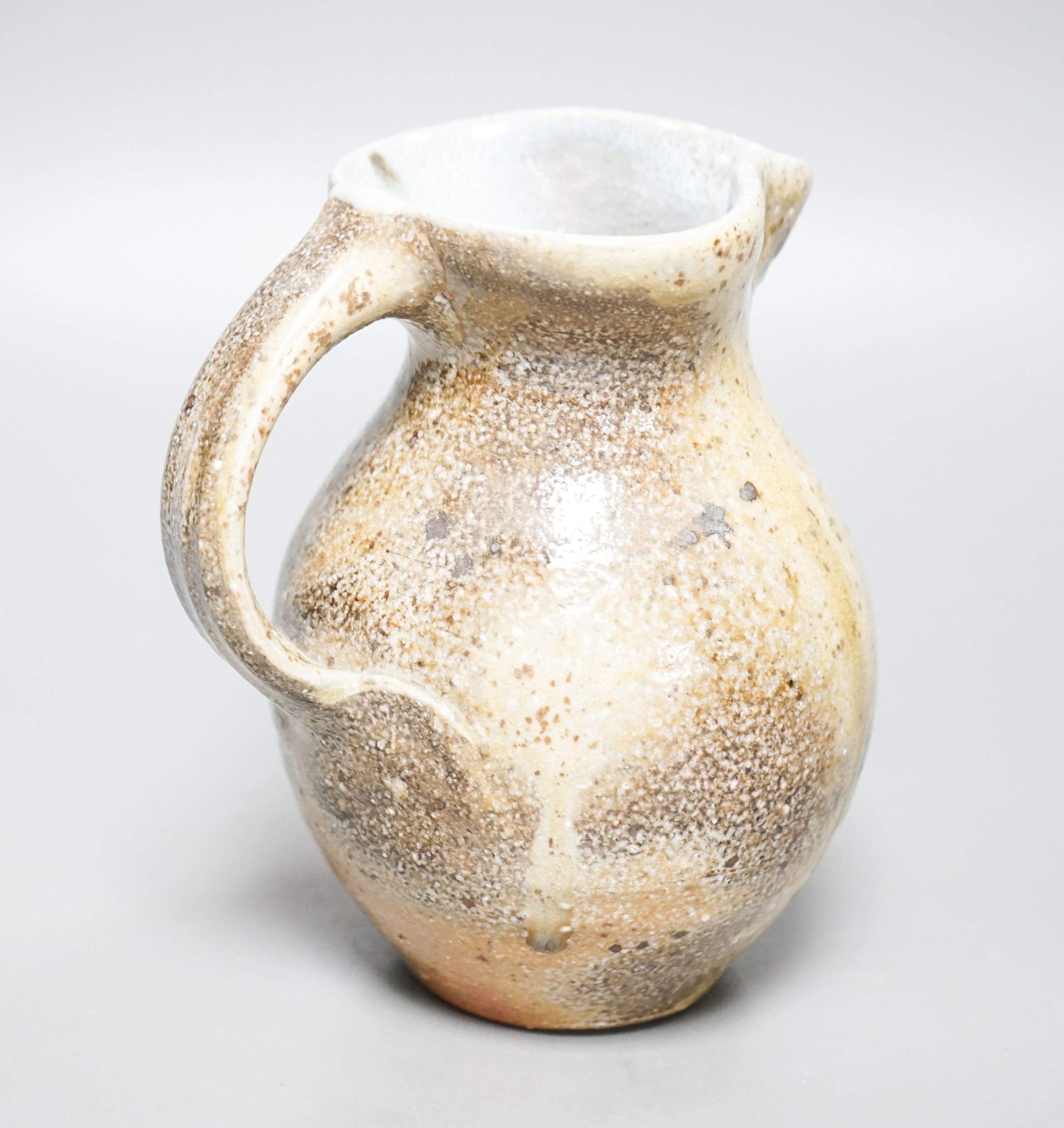 Svend Bayer (b.1946), a stoneware jug 16cm